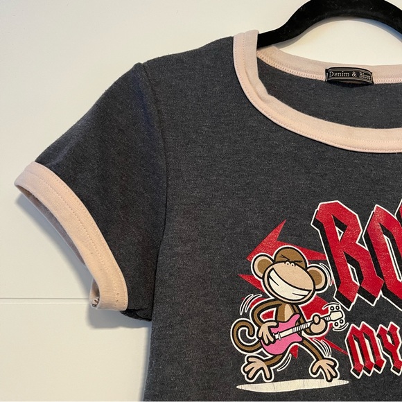 Denim & Blues | Y2K Tee Shirt - Picture 2 of 14